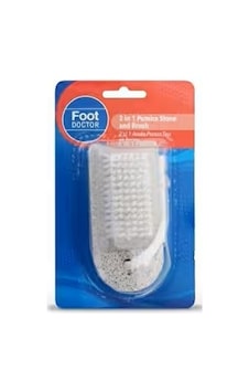 Foot Doctor 2'si 1 Arada Pomza Taşı Ve Fırçası Fd 045 Foot Doctor 2'si 1 Arada Pomza Taşı Ve Fırçası Fd 045