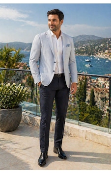 Alexandergardi Erkek Blazer Ceket Mavi Alexandergardi Erkek Blazer Ceket Mavi