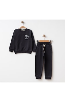 Bebolly 2li Takım Good Things Baskılı Füme-13139 Füme Bebolly 2li Takım Good Things Baskılı Füme-13139 Füme