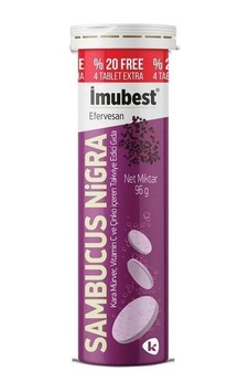 Imubest Sambucus Nigra & Vitamin C & Çinko 24 Efer Imubest Sambucus Nigra & Vitamin C & Çinko 24 Efer
