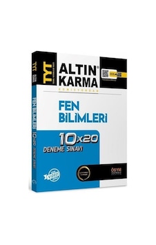 TYT Fen Bİlimleri 10x20 Deneme - Altın Karma Yayınları TYT Fen Bİlimleri 10x20 Deneme - Altın Karma Yayınları