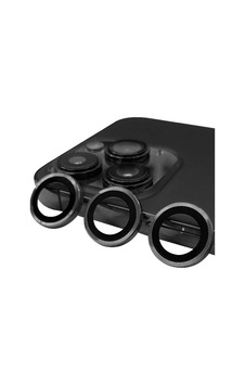 İphone 15 Pro Max Raze Metal Kamera Lens - Titan Gri İphone 15 Pro Max Raze Metal Kamera Lens - Titan Gri