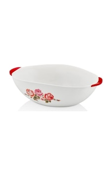 Desenli Oval Meyva & Salata Kasesi Desenli Oval Meyva & Salata Kasesi