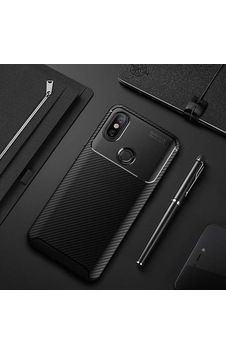 Xiaomi Mi 6x Kılıf Kamera Çıkıntılı Karbon Fiber Dokulu Renk Atmaz Kapak Negro Xiaomi Mi 6x Kılıf Kamera Çıkıntılı Karbon Fiber Dokulu Renk Atmaz Kapak Negro
