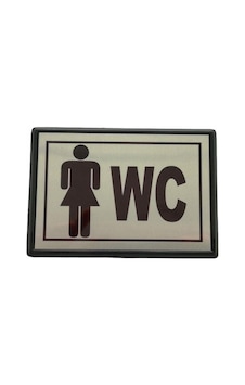 Yönlendirme Büyük Wc Bayan 13x8,5 Cm