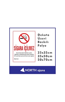 Sigara İçilmez Levhası 35x50cm