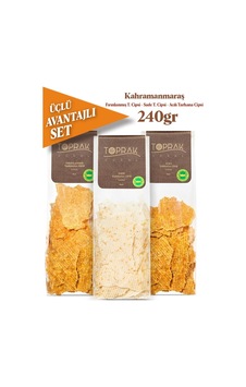 Toprak Doğal Tarhana Cips Avantajlı Set 3 x 80 G Toprak Doğal Tarhana Cips Avantajlı Set 3 x 80 G