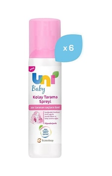 Uni Baby Kolay Tarama Spreyi 200 ML x 6 Adet Uni Baby Kolay Tarama Spreyi 200 ML x 6 Adet