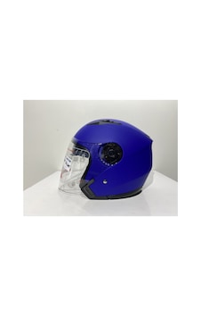Jk 512 Güneş Vizörlü Mat Mavi Açık Kask Jk 512 Güneş Vizörlü Mat Mavi Açık Kask