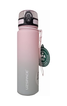 Uzspace Tritan Su Matarası 500ml Vgn3026 Pink-grey Uzspace Tritan Su Matarası 500ml Vgn3026 Pink-grey