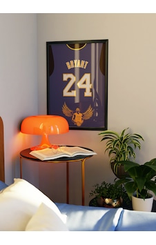 Kobe Bryant 24 Lakers Forma Tasarımlı Poster Tablo Siyah Çerçeveli Kobe Bryant 24 Lakers Forma Tasarımlı Poster Tablo Siyah Çerçeveli