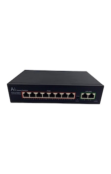 Ai Smart 1010B Poe8 8 Port 10/100mbps 120W Poe Switch 2 Uplink - 8 Port Poe Switch Ai Smart 1010B Poe8 8 Port 10/100mbps 120W Poe Switch 2 Uplink - 8 Port Poe Switch