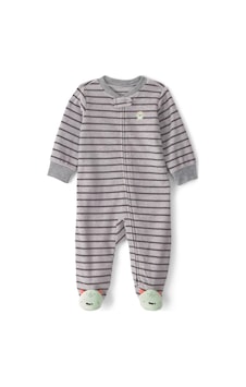 Carter's Erkek Bebek Polar Fermuarlı Patikli Tulum Gri 1w112310 Carter's Erkek Bebek Polar Fermuarlı Patikli Tulum Gri 1w112310