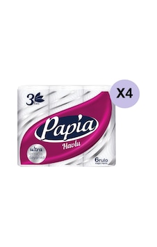 3 Katlı Havlu Kağıt 6 Rulo X 4 24 Adet
