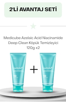 Medicube Azelaic Acid Niacinamide Deep Clean Köpük Temizleyici 120g İkili Set Medicube Azelaic Acid Niacinamide Deep Clean Köpük Temizleyici 120g İkili Set