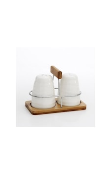 UN 6835 FAME KİTCHEN 2 Lİ STANDLI BAMBU TUZLUK BİBERLİK