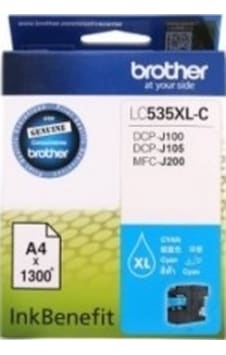 Brother Lc535Xlc Dcp J105 & Mfc J200 Mavı Kartus 1300 Sayfa Brother Lc535Xlc Dcp J105 & Mfc J200 Mavı Kartus 1300 Sayfa