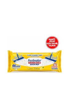 Freshmaker Limon Mop Islak Havlu 50 Yaprak 4xl 20x34.5 Cm- 6'li Paket Tekli Freshmaker Limon Mop Islak Havlu 50 Yaprak 4xl 20x34.5 Cm- 6'li Paket Tekli