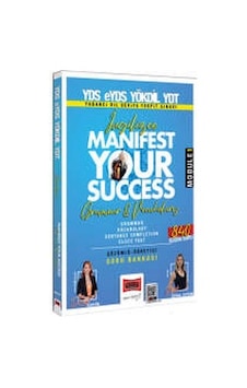 Yargı Yayınları 2025 Yds Eyds Yökdil Ydt İngilizce Manifest Your Success Grammar & Vocabulary Module 1 Yargı Yayınları 2025 Yds Eyds Yökdil Ydt İngilizce Manifest Your Success Grammar & Vocabulary Module 1