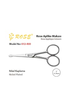 Burun Ve Aplike Makası Rose 012-400