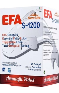 New Life Newlife Efa S 1200 Mg 90 Kapsül New Life Newlife Efa S 1200 Mg 90 Kapsül