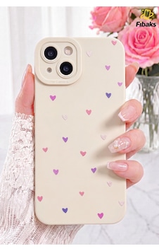 Fibaks iPhone 13/14 Uyumlu Kılıf Kamera Korumalı Silikon Renkli Kalp Tasarımlı Kamera Korumalı Silikon Kapak Renk Fibaks iPhone 13/14 Uyumlu Kılıf Kamera Korumalı Silikon Renkli Kalp Tasarımlı Kamera Korumalı Silikon Kapak Renk