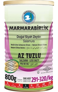 Marmarabirlik Az Tuzlu Siyah Zeytin 6 x 800 G Marmarabirlik Az Tuzlu Siyah Zeytin 6 x 800 G