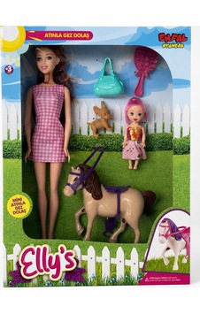 Enfal Oyuncak Elly's Ve Kızı İle Mini Ponny - Standart
