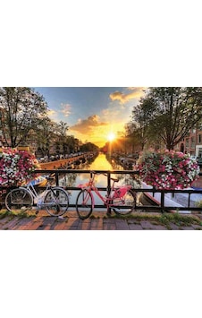 Gold Puzzle 1000 Parça Kanalda Gün Batımı, Amsterdam Puzzle Gold Puzzle 1000 Parça Kanalda Gün Batımı, Amsterdam Puzzle