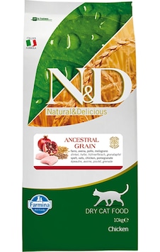 N&D Düşük Tahıllı Tavuklu ve Narlı Yetişkin Kedi Maması 10 KG N&D Düşük Tahıllı Tavuklu ve Narlı Yetişkin Kedi Maması 10 KG