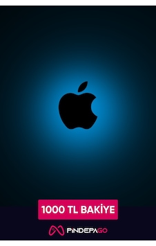 Apple Store İtunes Hediye Kartı 1000 Tl