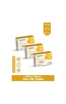 Agarta 3 Adet Leke Ve Kaşıntılar Kükürt Sabunu 150 Gr Agarta 3 Adet Leke Ve Kaşıntılar Kükürt Sabunu 150 Gr