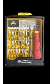 Umut Real Kıng Tornavida Set Kare 32 Parça Tdr-472