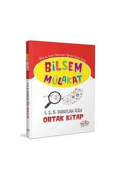 Bilsem Mülakat 1.2.3. Sınıf için Ortak Kitap -  Editör