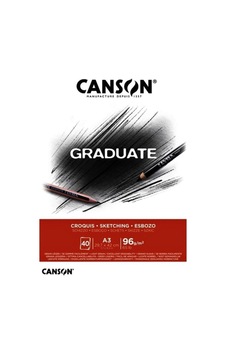 Canson Eskiz Bloğu Graduate Croquıs 40 Sy A3 96 Gr Canson Eskiz Bloğu Graduate Croquıs 40 Sy A3 96 Gr