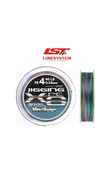 Linesystem Jigging X8 İp Misina PE 4.0 0.33mm 60lb 300mt Linesystem Jigging X8 İp Misina PE 4.0 0.33mm 60lb 300mt