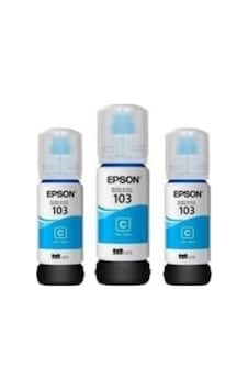 Epson 103 Ecotank L3150 3 Mavi Mürekkep Seti Epson 103 Ecotank L3150 3 Mavi Mürekkep Seti
