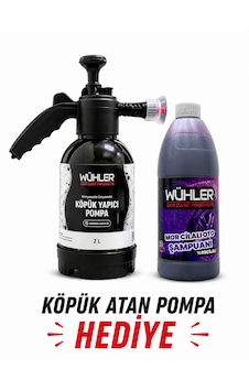 %95 Cilalı Mor Oto Şampuanı 750 Ml+ Hediye Köpük Atan Basınçlı Pompa 2 Lt
