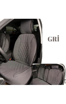 Renault Austral 2022+ Oto Koltuk Minderi Ön Arka 5'li Takım Gri Scr Renault Austral 2022+ Oto Koltuk Minderi Ön Arka 5'li Takım Gri Scr