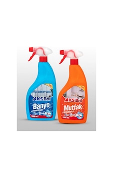 Aks Bril Mutfak ve Banyo Temizleyici 2 x 1 L Aks Bril Mutfak ve Banyo Temizleyici 2 x 1 L