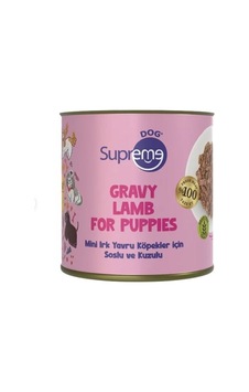 Supreme Dog Sos İçinde Kuzulu Mini Irk Yavru Köpek Konservesi 200 Gr X 12 Adet Supreme Dog Sos İçinde Kuzulu Mini Irk Yavru Köpek Konservesi 200 Gr X 12 Adet