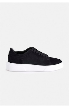 Süvari Siyah Süet Bağcıklı Sneakers Say2001500012-s09 Süvari Siyah Süet Bağcıklı Sneakers Say2001500012-s09