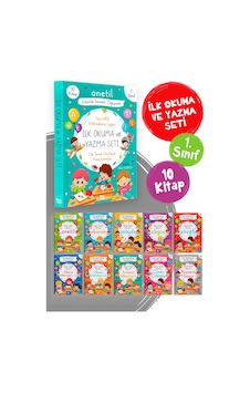 İlk Okuma Ve Yazma Seti 1. Sınıf Anetil Etkinlik Temelli 10 Kitap İlk Okuma Ve Yazma Seti 1. Sınıf Anetil Etkinlik Temelli 10 Kitap