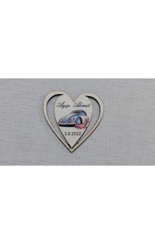 Kara Bilişim Söz Nişan Nikah Düğün Kalpli Vosvos Magnet 7 CM 25 Adet Kara Bilişim Söz Nişan Nikah Düğün Kalpli Vosvos Magnet 7 CM 25 Adet