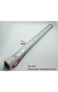 12v 25cm Alüminyum Gövde Anahtarlı Led Tavan Lamba Beyaz 1 Ad 12v 25cm Alüminyum Gövde Anahtarlı Led Tavan Lamba Beyaz 1 Ad