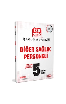 Data 2026 İsg İş Sağlığı Güvenliği Diğer Sağlık Personeli Tamamı Çözümlü 5 Deneme Sınavı Data Yayınları