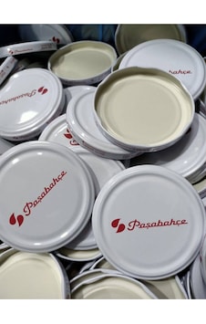 Paşabahçe Konserve Kavanoz Kapağı 50 Adet Metal Beyaz Silikonlu Paşabahçe Konserve Kavanoz Kapağı 50 Adet Metal Beyaz Silikonlu