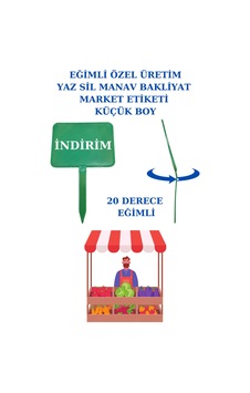 Yaz Sil Açılı Küçük Boy Sapla Bakliyat Etiketliği 50 Adet Manav Pazarcı Etiketi 002 Yeşil Yaz Sil Açılı Küçük Boy Sapla Bakliyat Etiketliği 50 Adet Manav Pazarcı Etiketi 002 Yeşil