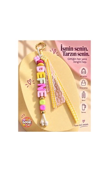 Goob Kişiye Özel Çanta Aksesuarı/isimlik/charm Pembe Pembe Goob Kişiye Özel Çanta Aksesuarı/isimlik/charm Pembe Pembe