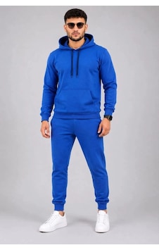 Freedom Storee Erkek İki İplik Kapüşonlu Kanguru Cepli Sweatshirt Jogger Pantolon Alt Üst Eşofman Takımı -saks Mavi Çok Renkli Freedom Storee Erkek İki İplik Kapüşonlu Kanguru Cepli Sweatshirt Jogger Pantolon Alt Üst Eşofman Takımı -saks Mavi Çok Renkli